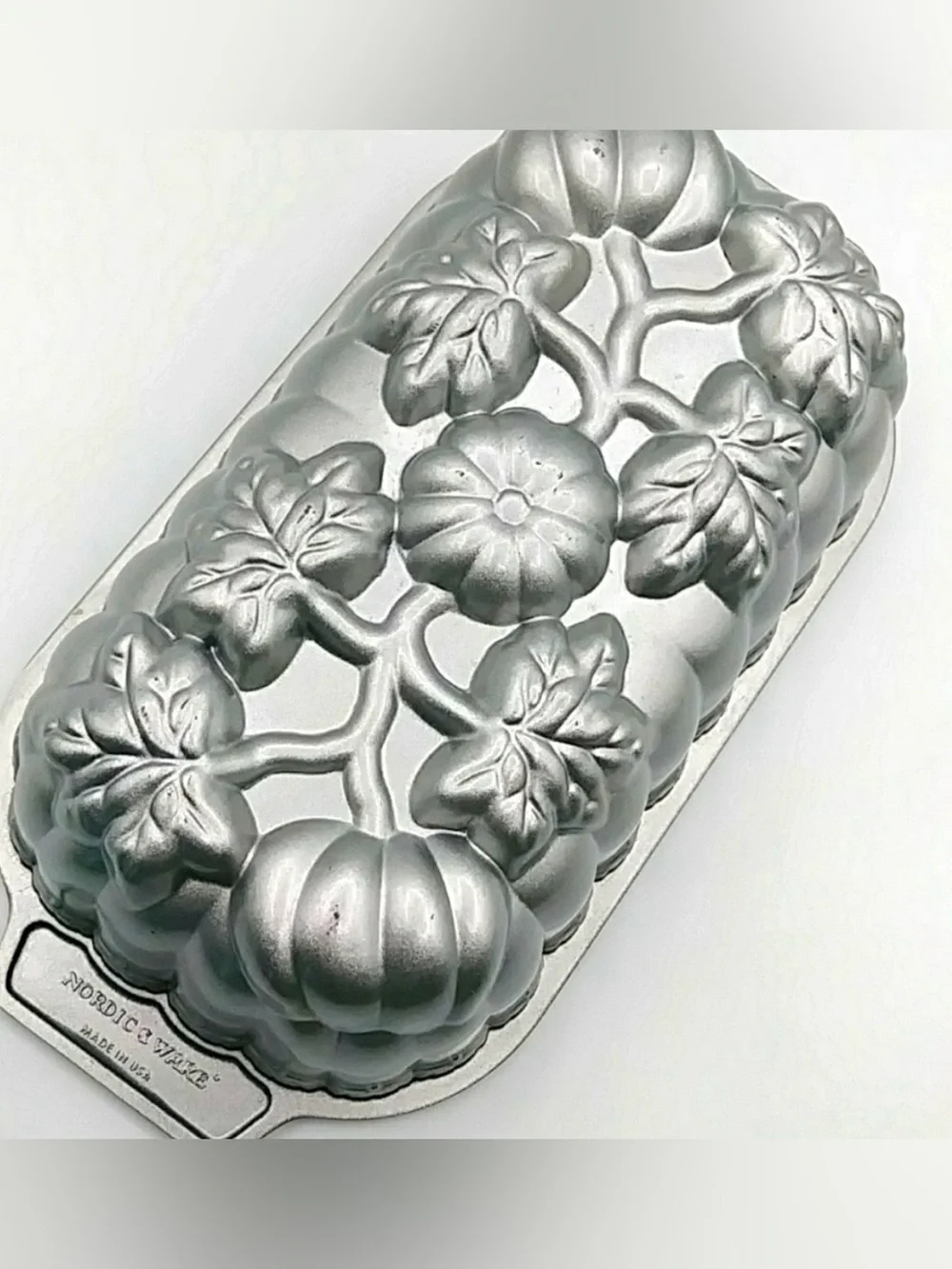 Nordic Ware Pumpkin Loaf Pan. 1 lb, made in USA